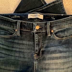 Liverpool Stove Pipe Jeans